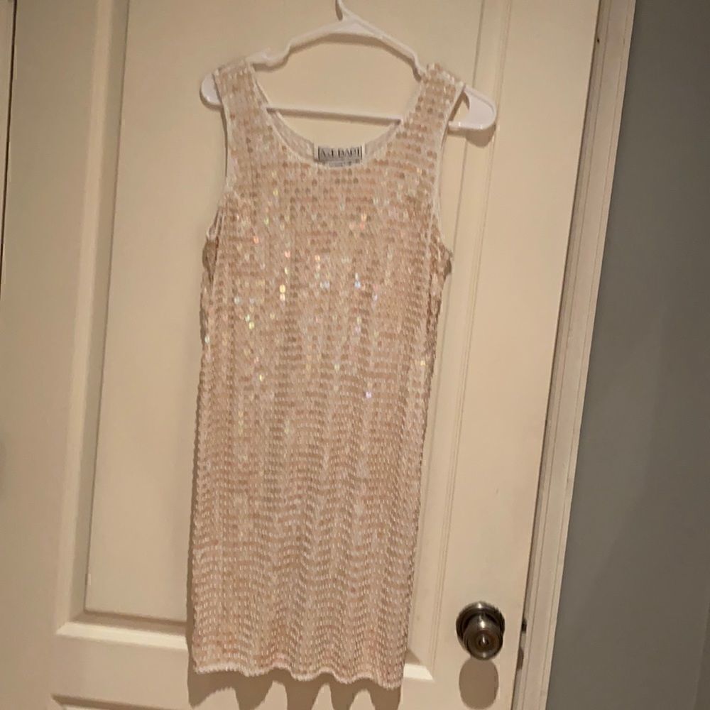 AJ Bari Beaded and sequin dress. 8